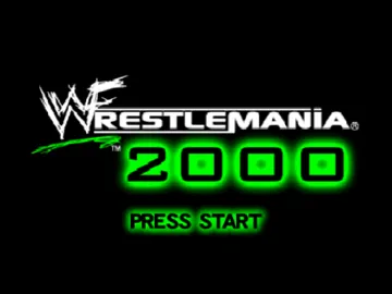 WWF WrestleMania 2000 (Japan) screen shot title